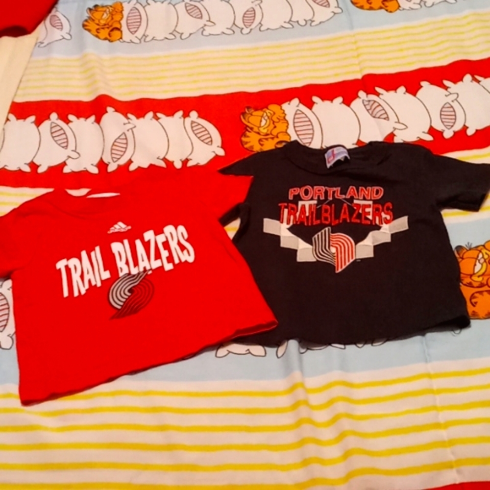 ADIDAS,Bundle of 2, Portland Trailblazers, NBA 🏀 Infant/Toddler, Tshirts